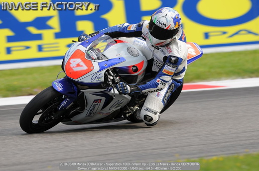 2010-05-09 Monza 0096 Ascari - Superstock 1000 - Warm Up - Eddi La Marra - Honda CBR1000RR
